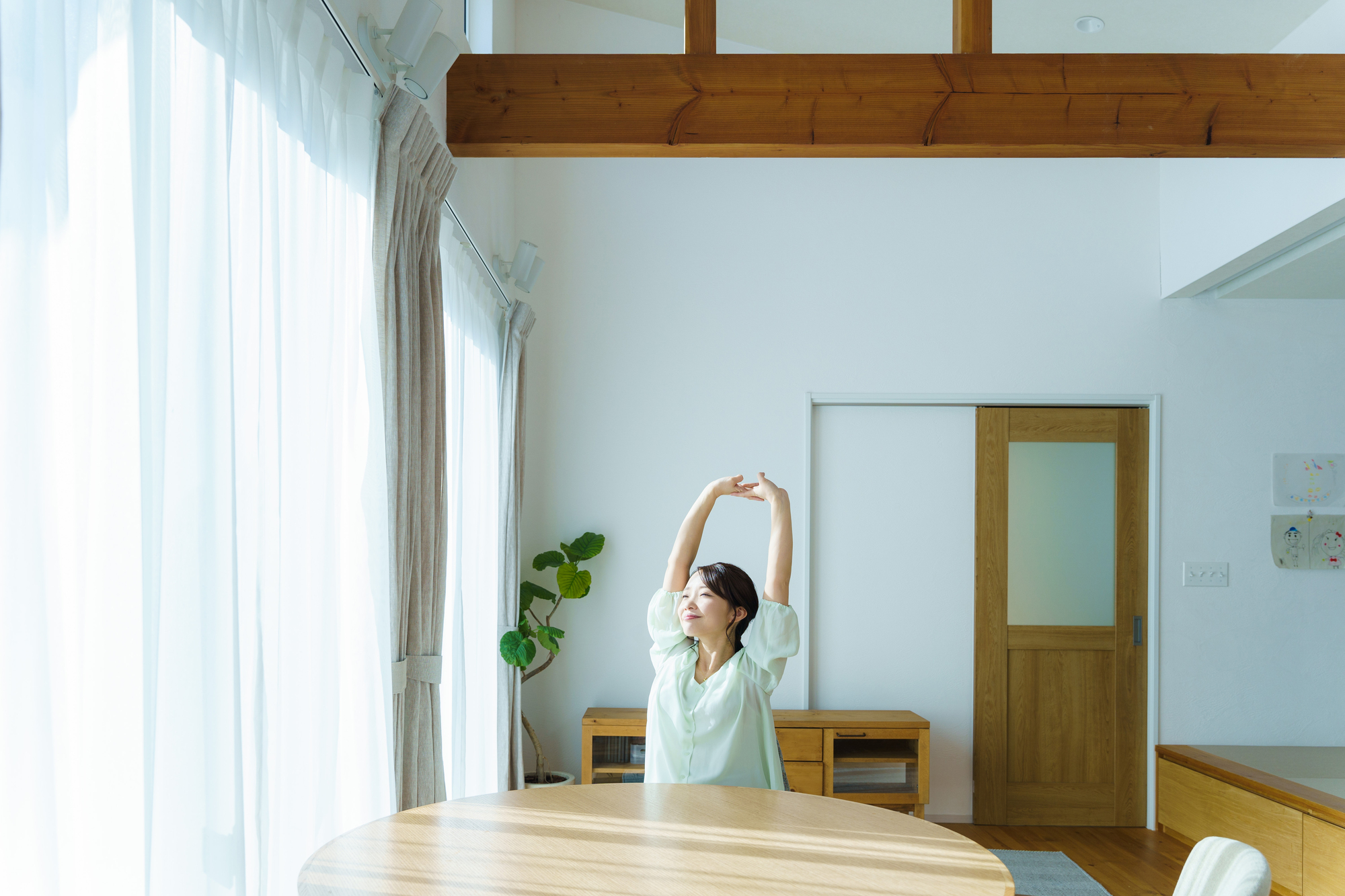 清潔に整えられた住まいのリビング